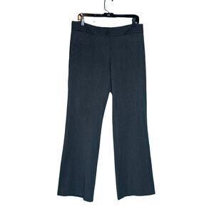 Talbots signature flare gray wide legs dress pants size 8